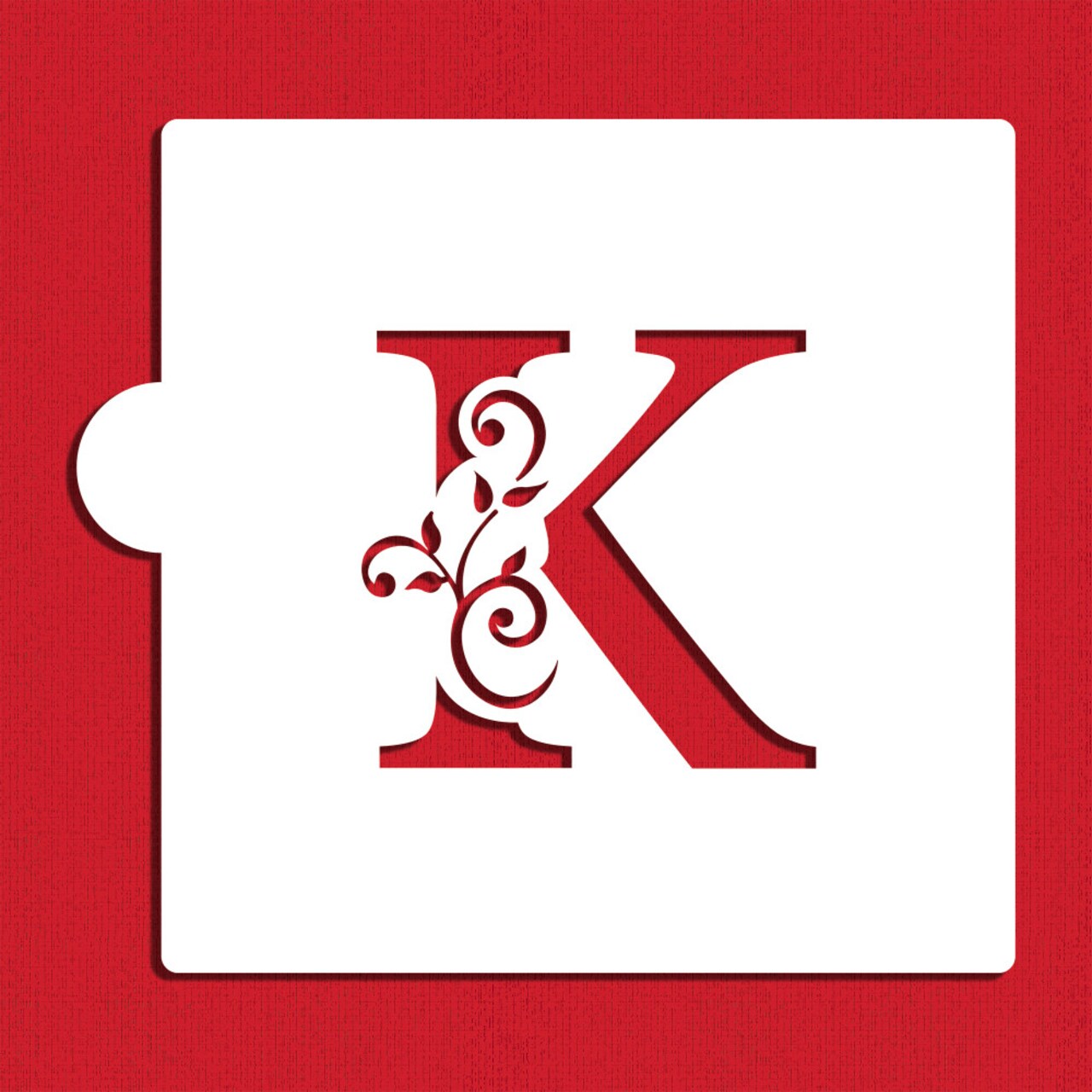 3.5-Inch Ornate Monogram Cake Stencil | C1082 by Designer Stencils | Stencils for Royal Icing, Airbrush, Dusting Powder |